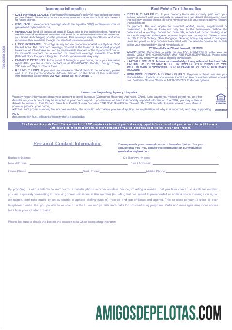 Extrato de hipoteca do banco do primeiro século dos EUA em formatos Word e PDF, 3 páginas 3 exemplo